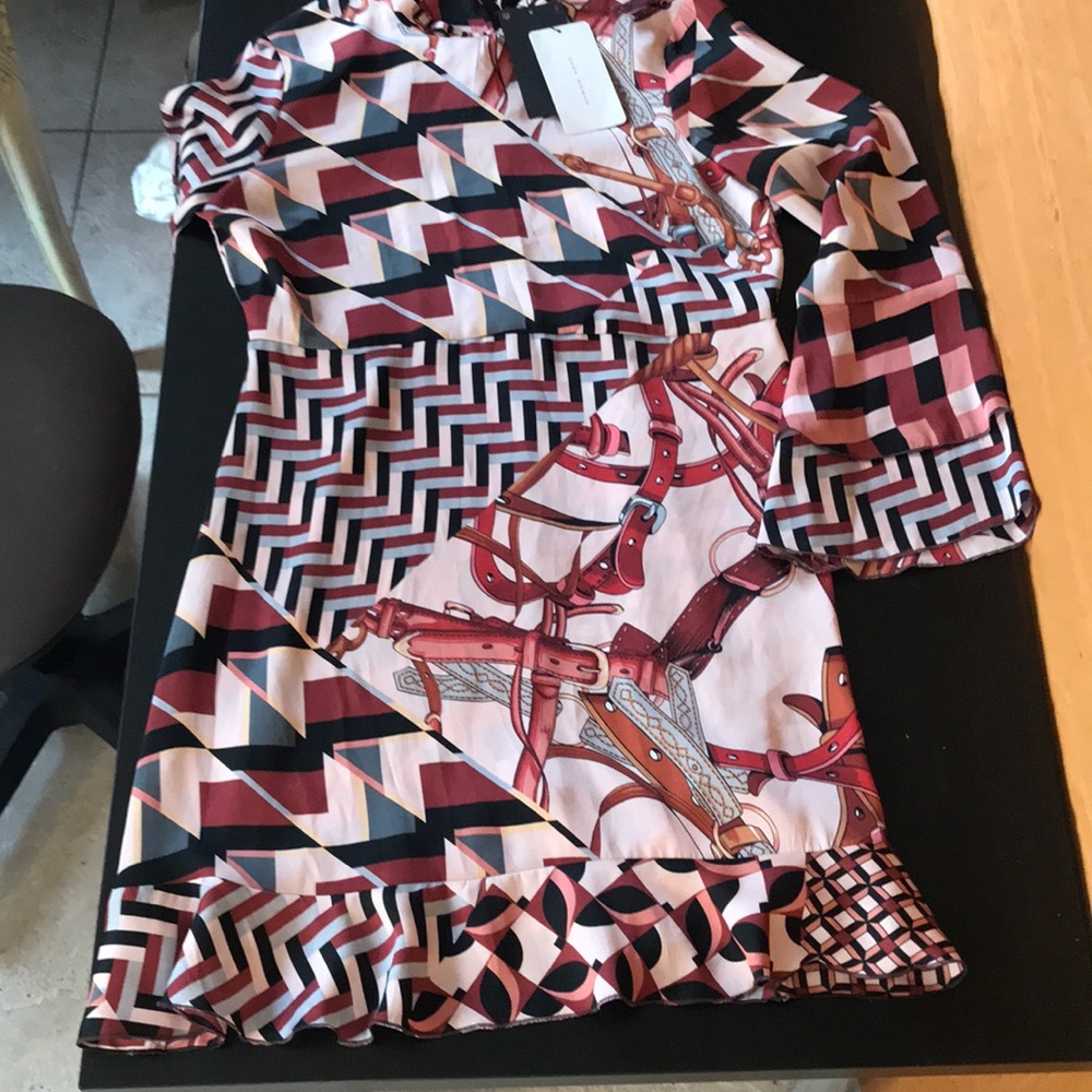 Zara print dress